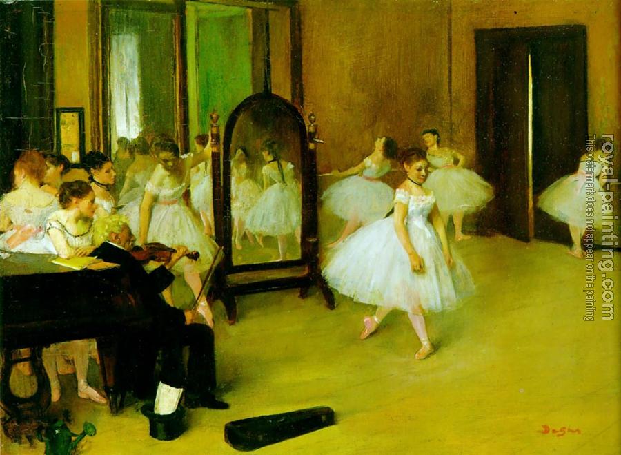 Edgar Degas : Dance Class II